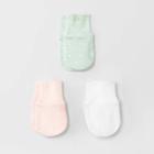 Baby Girls' 3pk Basic Mittens - Cloud Island Pink