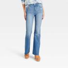 Women's High-rise Bootcut Jeans - Knox Rose Light Wash