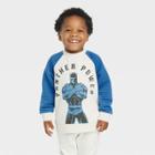 Toddler Boys' Marvel Black Panther Pullover Sweatshirt - Cream