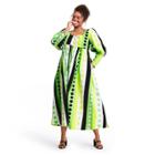 Plus Size Polka Dot Long Sleeve Dress - Christopher John Rogers For Target Green/yellow