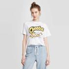 Women's Frito-lay Cheetos Short Sleeve Cropped Graphic T-shirt - White