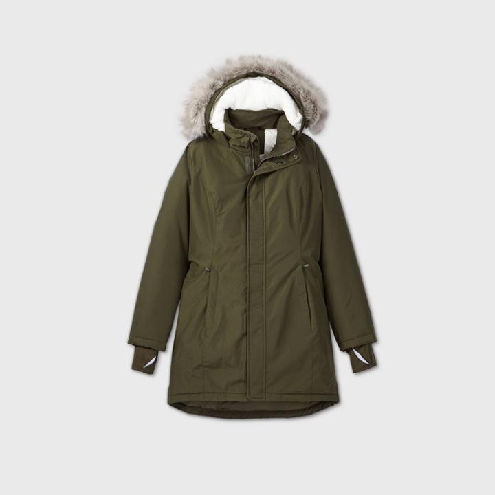 Women's Parka Jacket - All In Motion Green