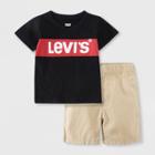 Levi's Baby Boys' Box Tab Short Sleeve Top & Bottom