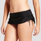 Merona Women's Adjustable Swim Skirtini Bottom - Black -
