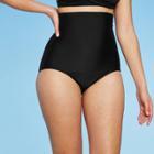 Kona Sol Women's Ultra High Waist Bikini Bottom With Tummy Control - Kona