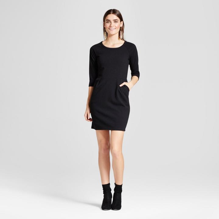 Eclair Women's Scoop Neck Sheath Dress - Clair Black