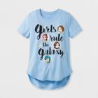Girls' Star Wars Forces Of Destiny Burntout T-shirt - Blue