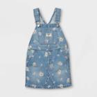 Oshkosh B'gosh Toddler Girls' Floral Denim Dress - Blue