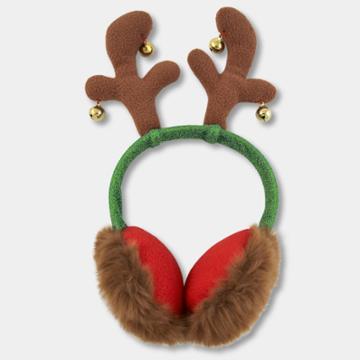Abg Accessories Kids' Reindeer Earmuffs - Brown, Kids Unisex