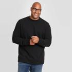 Men's Big & Tall Regular Fit Fleece Pullover Hoodie Sweatshirt - Goodfellow & Co Black