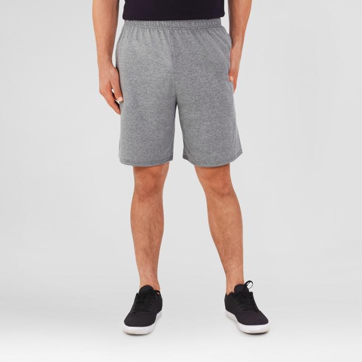 Fruit Of The Loom Select Men's 8.5 Breathable Lounge Shorts - Black Heather