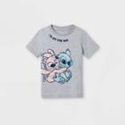 Toddler Girls' Disney Lilo & Stitch Short Sleeve Graphic T-shirt - Gray 2t - Disney