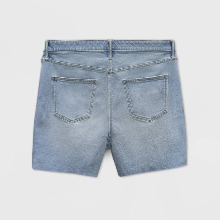 Women's Plus Size Boyfriend Jean Shorts - Universal Thread Light Wash 14w, Women's, Blue