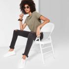 Petitewomen's Short Sleeve Relaxed Crewneck T-shirt - Wild Fable Olive M, Size: