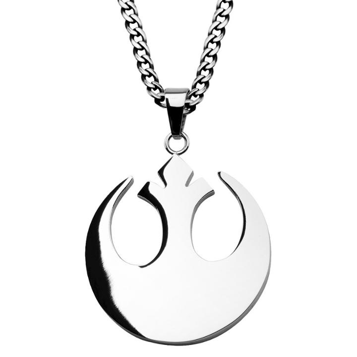 Men's Star Wars Rebel Alliance Symbol Stainless Steel Pendant
