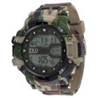 Men's Tko Orlogi Camouflage Sports Digital Silicon Watch - Green/tan, Camouflage Green