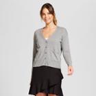 Women's Any Day V-neck Cardigan Sweater - A New Day Heather Gray
