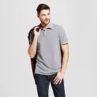 Men's Standard Fit Short Sleeve Loring Polo Shirt - Goodfellow & Co Gray