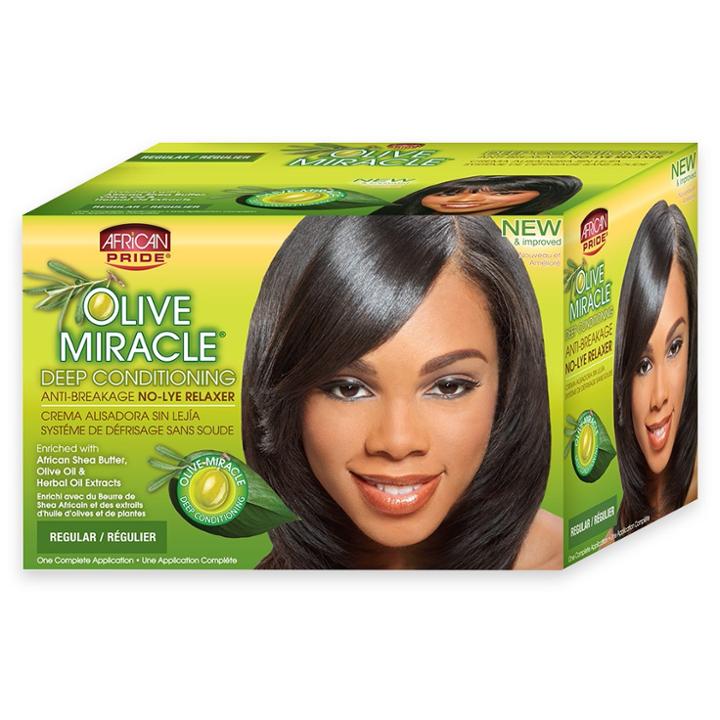 African Pride Olive Miracle Deep Conditioning Hair Shampoo And