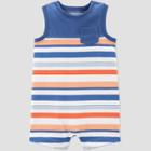 Baby Boys' Striped Romper - Just One You Made By Carter's Newborn
