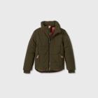 Girls' Puffer Jacket - All In Motion Olive