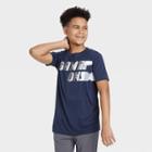 Petiteboys' Short Sleeve Game On Graphic T-shirt - All In Motion Navy Xs, Boy's, Blue