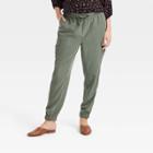 The Nines By Hatch Drapey Straight Cargo Maternity Pants Olive Green