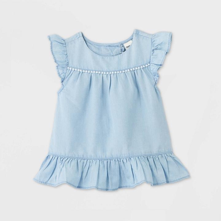 Oshkosh B'gosh Toddler Girls' Woven Blouse - Blue