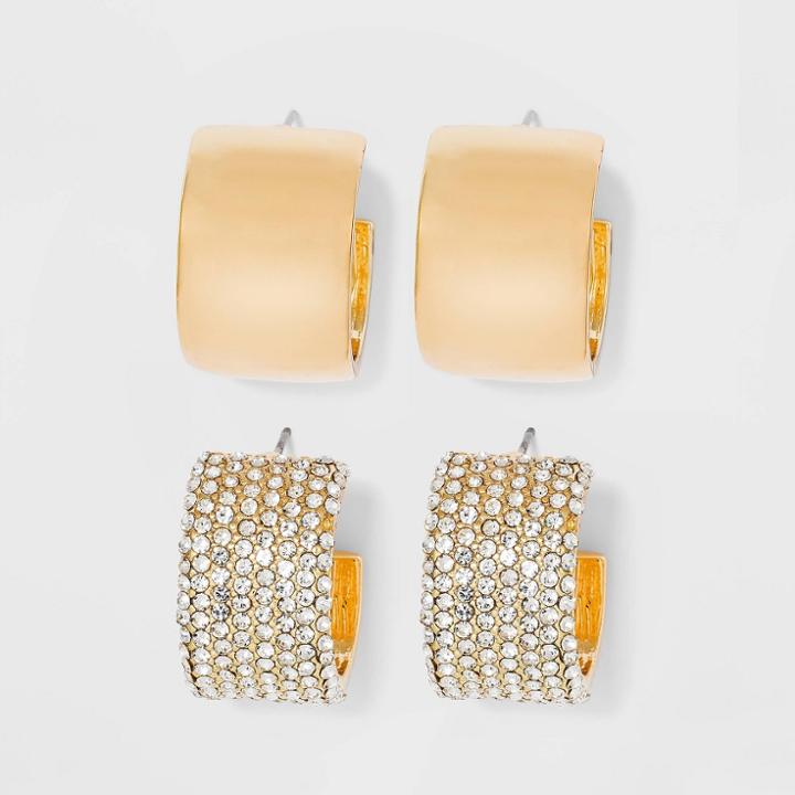 Sugarfix By Baublebar Crystal Hoop Earring