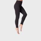 Women's French Terry Leggings - A New Day Black