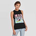 Women's Disney Round Neck Minnie And Daisy Cali Dream Graphic Tank Top - Black