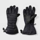 Women's Quilted Ski Gloves - C9 Champion Black