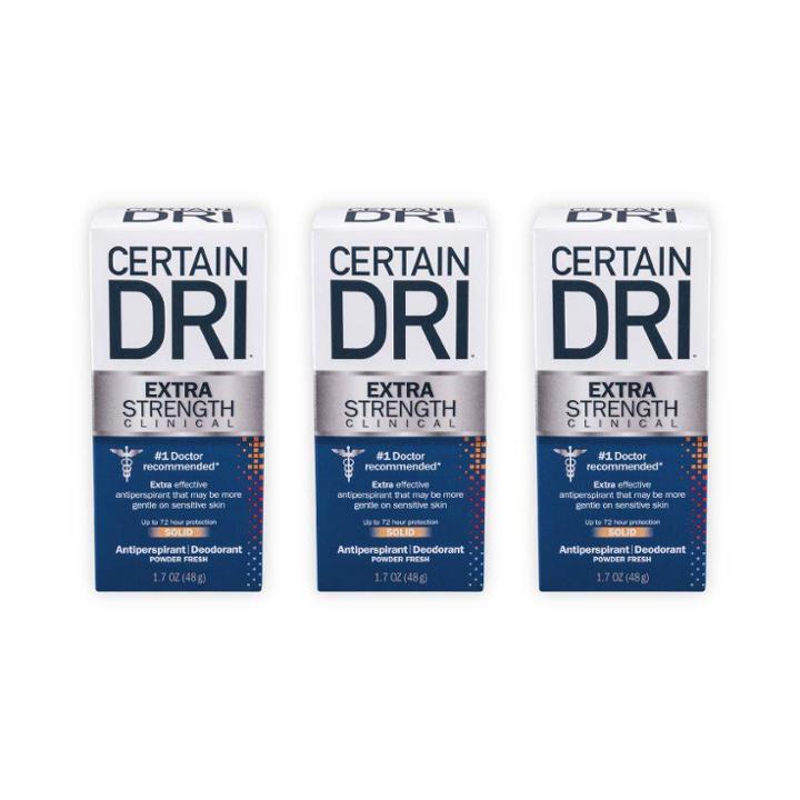 Certain Dri Extra Strength Clinical Solid Antiperspirant + Deodorant