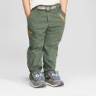 Genuine Kids From Oshkosh Toddler Boys' Cargo Pants With Built In Belt - Green