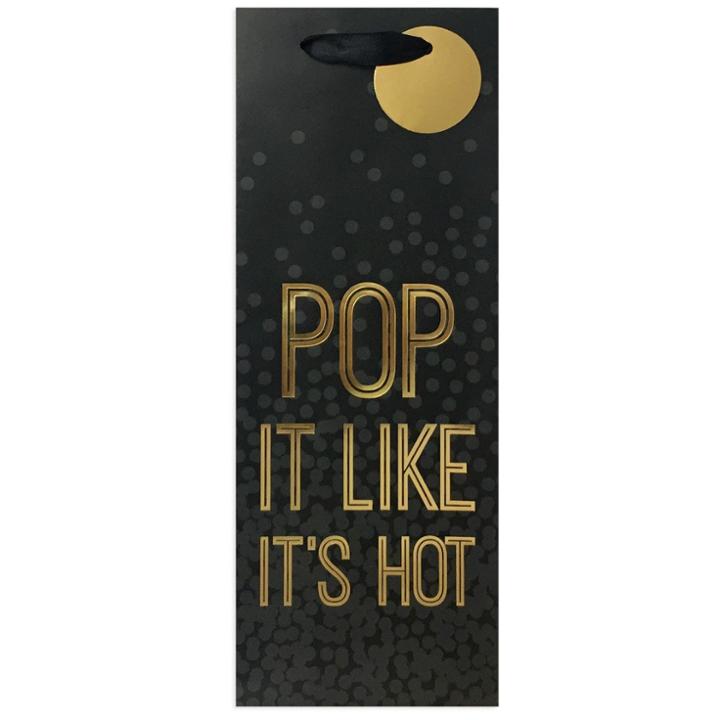 Paper Riot Co. Pop It Wine Bag - Spritz , Black