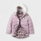 Girls' Hello Kitty Down Parka - Pink