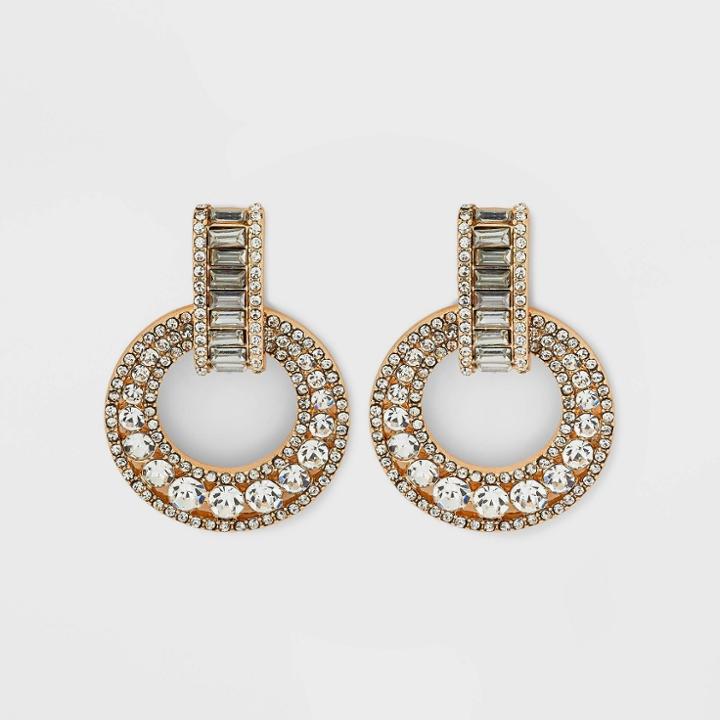 Sugarfix By Baublebar Interconnected Drop Statement Earrings - Gold