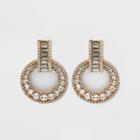Sugarfix By Baublebar Interconnected Drop Statement Earrings - Gold