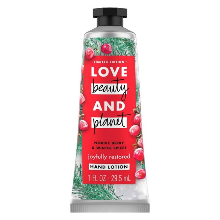 Love Beauty And Planet Joyfully Restored Nordic Berry & Winter Spices Hand Lotion