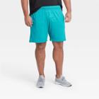 Men's Camo Print Training Shorts - All In Motion Turquoise