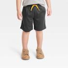 Toddler Boys' Solid Active Shorts - Cat & Jack Charcoal Gray