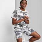 Men's Photo Real Rolled Collar Knit T-shirt - Original Use Black