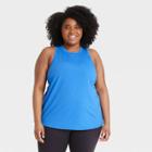 Women's Plus Size Active Tank Top - All In Motion Deep Ocean
