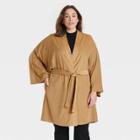 Women's Plus Size Faux Suede Duster - A New Day