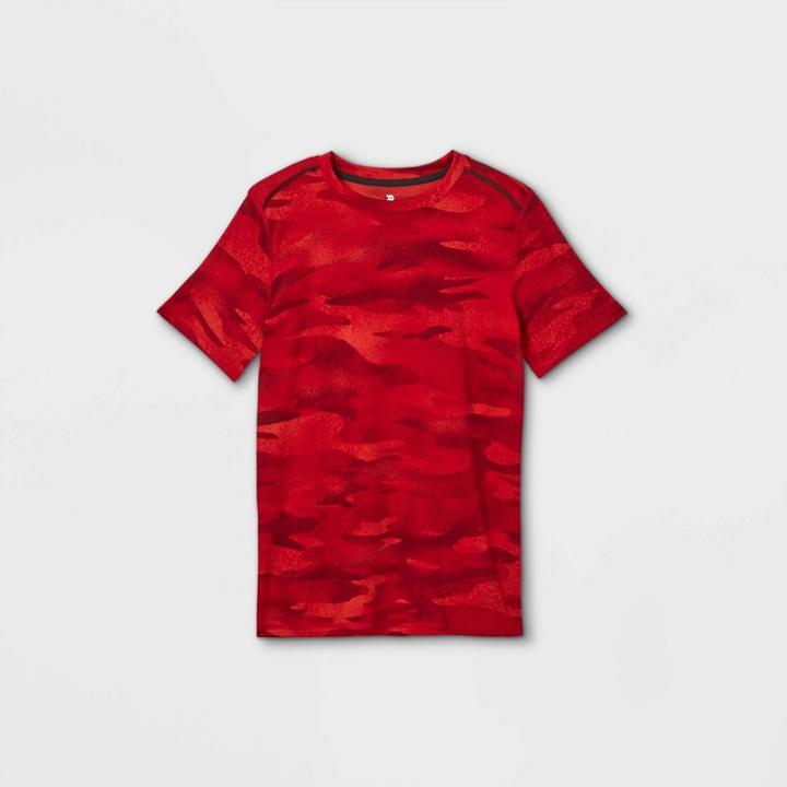 All In Motion Boys' Short Sleeve Athletic T-shirt - All In