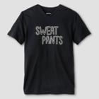Men's Sweat Pants T-shirt Black - Merona