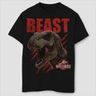 Boys' Jurassic World T-rex Short Sleeve T-shirt - Black