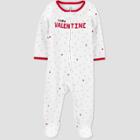 Baby 'littlest Valentine' Sleep N' Play - Just One You Made By Carter's White/red Newborn