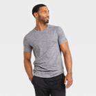 Men's Short Sleeve Soft Stretch T-shirt - All In Motion Heathered Gray