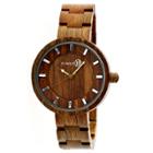 Earth Wood Goods Women's Earth Root Watch With Luminous Hands-olive, Green